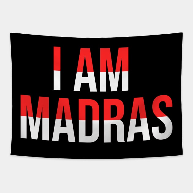 I Am Madras Tapestry by Printnation
