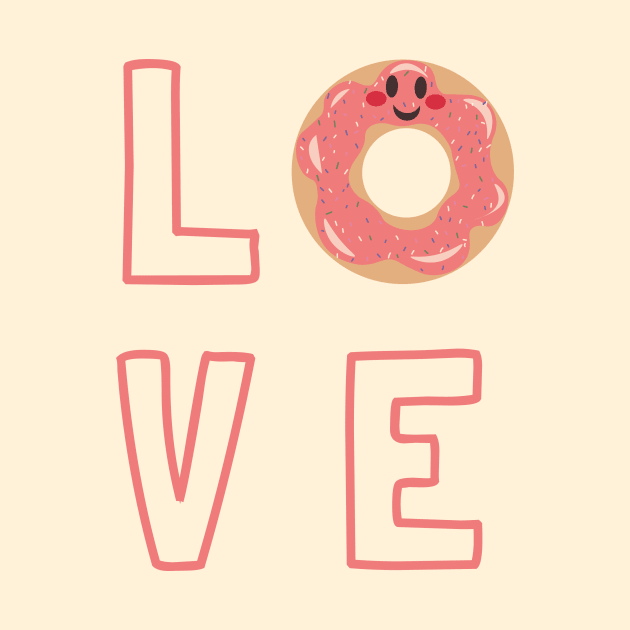 Love donut by hristartshop