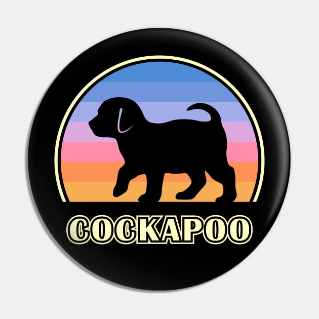 Cockapoo Vintage Sunset Dog Pin by millersye