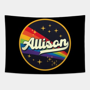 Allison // Rainbow In Space Vintage Style Tapestry