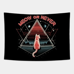 Meow or Never Tapestry