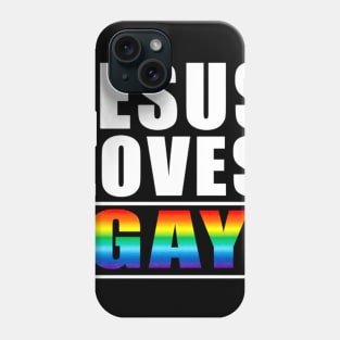 Jesus Loves Gay Costume Gift Phone Case