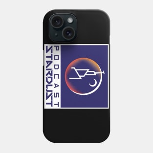 Podcast Stardust Blue with Multi-Pixel Logo Phone Case