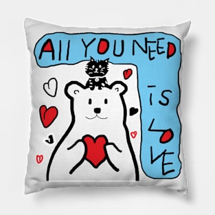 all you need is love Pillow