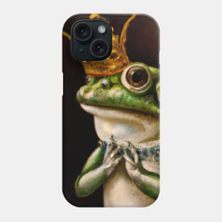 Renaissance painting of a Frog King Phone Case