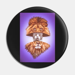 Masquerade Lion Pin