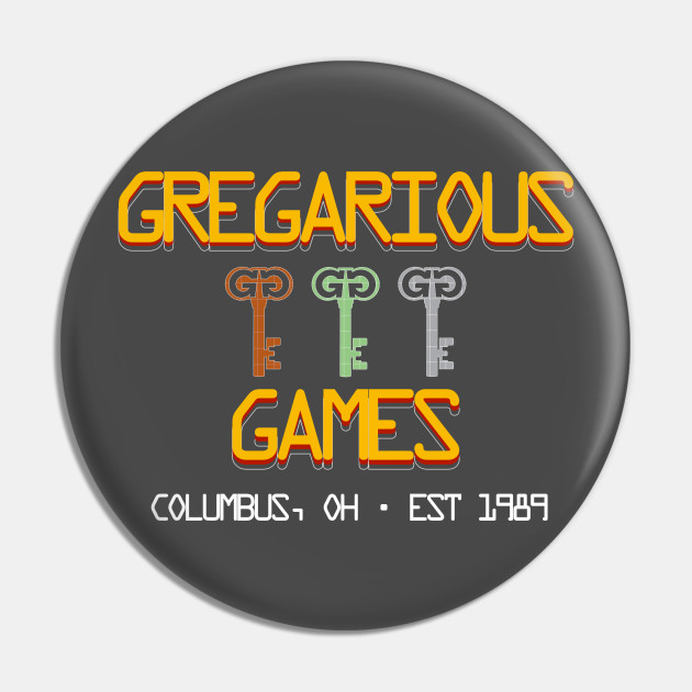 Gregarious Games Retro Ready Player One Pin Teepublic
