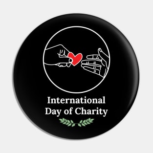 International Day Of Charity Pin