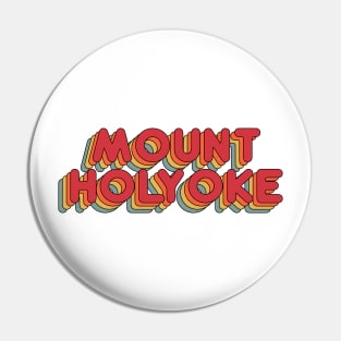 Mount Holyoke College Vintage Rainbow Pin