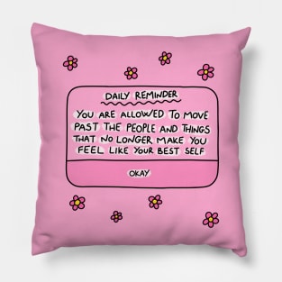 Daily Reminder Pillow