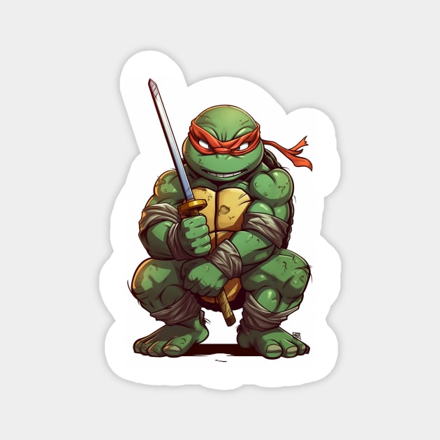 The Teenage Mutant Ninja Turtles Magnet by gblackid