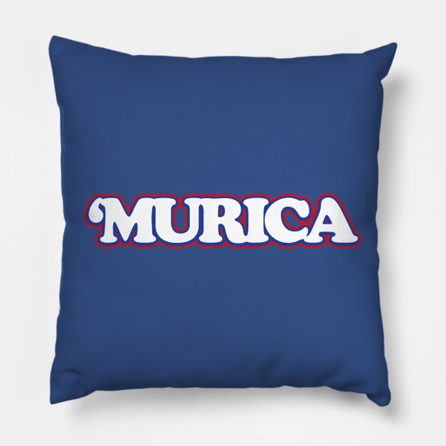 'murica Pillow by GrumpyDog