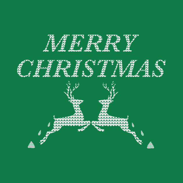 Merry Christmas Ugly Sweater by djhyman