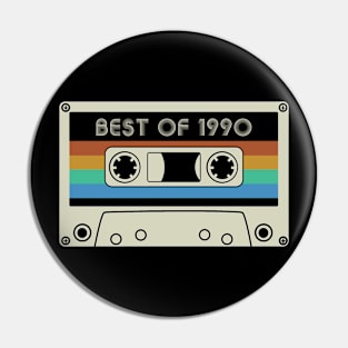 Vintage Best of 1990 30th Birthday Gift Cassette Tape Pin