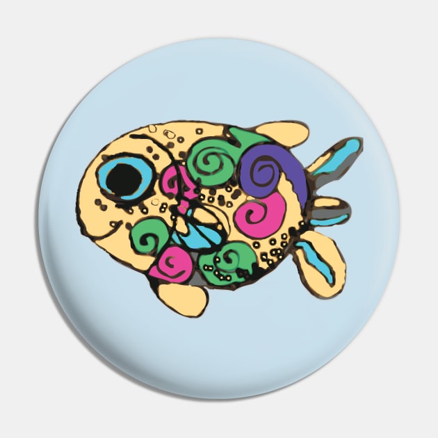 Party Fish Pin by CHBB