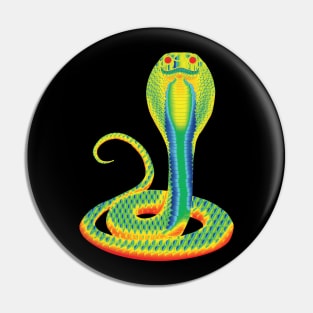Rainbow Cobra Pin