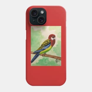 Eastern rosella in the bushland Phone Case