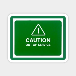 Caution Magnet