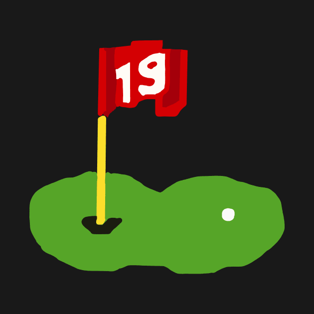 19th Hole Decal by zsonn