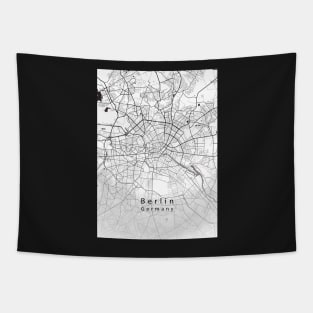 Berlin Germany City Map Tapestry