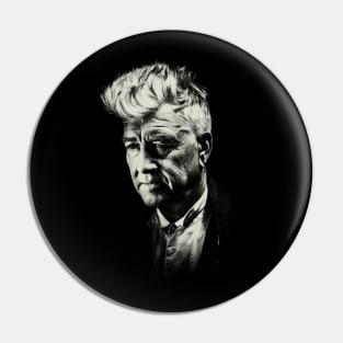 David Lynch Engraved Pin