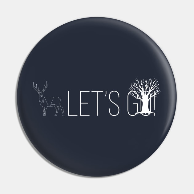 Let's Go Pin by Ru Studio