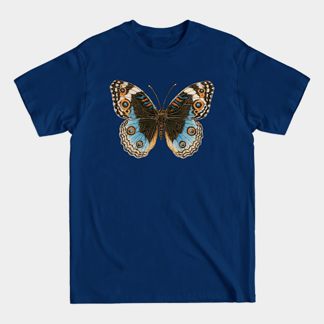 Blue Pansy Butterfly - Butterfly - T-Shirt