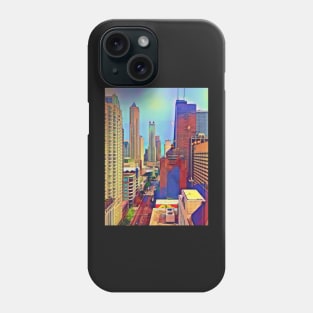 Michigan Avenue in Chicago Phone Case