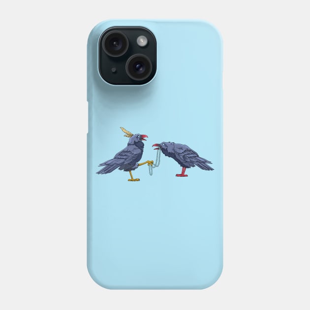 Ravens love gift Phone Case by Mariarti