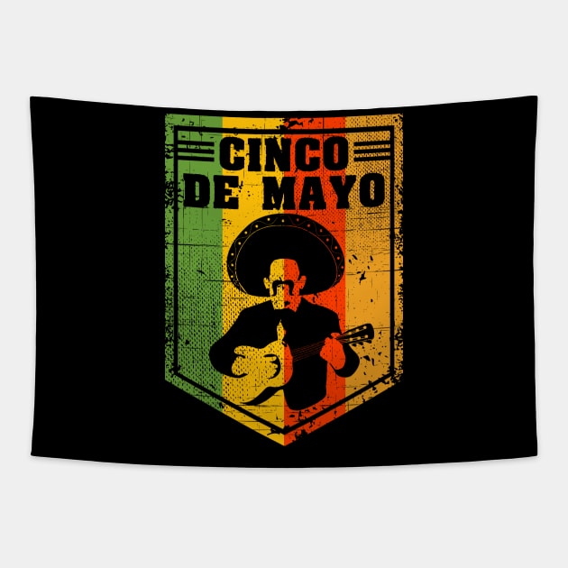 Cinco De Mayo Mariachi Tapestry by RadStar