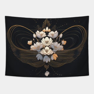 Galaxy Flowers Tapestry