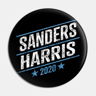 Bernie Sanders 2020 and Kamala Harris on the one ticket Pin