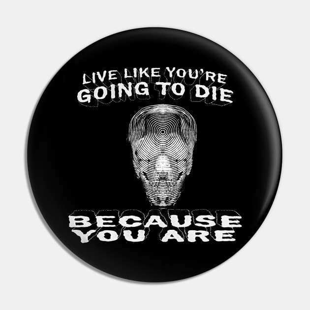 Skull to death Pin by DrTigrou