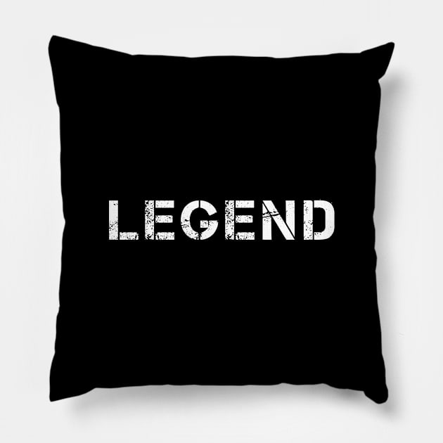 Legend Typography Pillow by PallKris