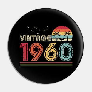 Vintage 1960 Limited Edition 61st Birthday Gift 61 Years Old Pin