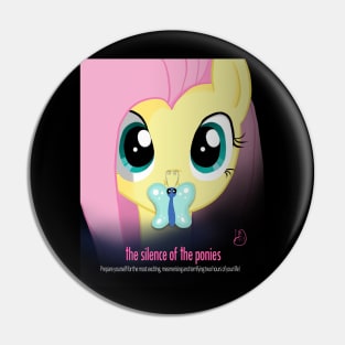 Silence of the Ponies Pin