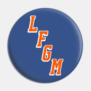 LFGM Mets Rangers Style Pin