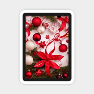 Christmas Seamless Pattern, Christmas Decorations #8 Magnet