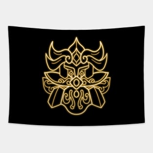 Neon Leo Tapestry