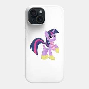 Winter Wrap Up Twilight Sparkle Phone Case