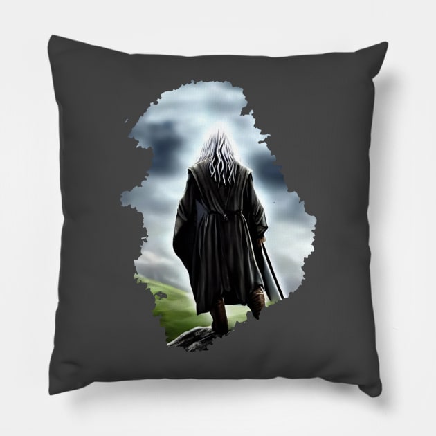 Lord of the rings (Gandalf) Pillow by Pixy Official