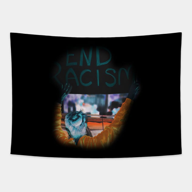 End Racism Tapestry by Deadframe