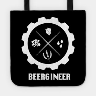 BEERGINEER Brewmaster Beer Brewer TShirt Homebrew Gift Tote