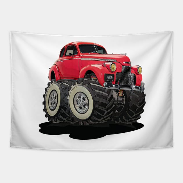 1940 Chevy Special Deluxe Tapestry by Wilcox PhotoArt
