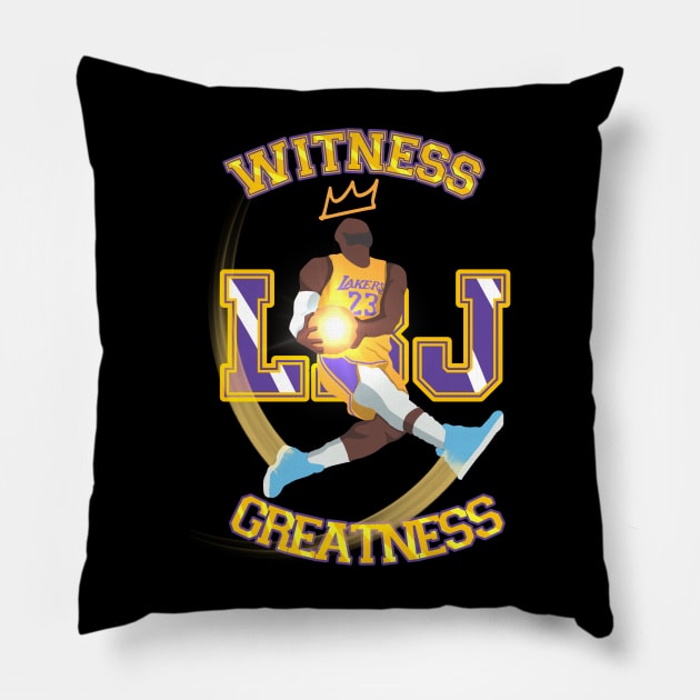 LeBron James Pillow by BINSU