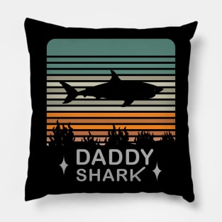 Daddy Shark Doo Doo Doo T-Shirt Matching Family Shirt Daddy Shark Shirt, Daddy Shark, Dad Shark T-Shirt, Shark family Party Shirt, Family Shark Shirts, Daddy Shark T-Shirt Pillow