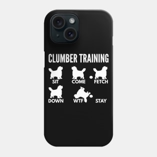 Clumber Training Clumber Spaniel Tricks Phone Case