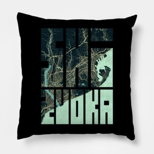 Shizuoka, Japan City Map Typography - Summer Pillow