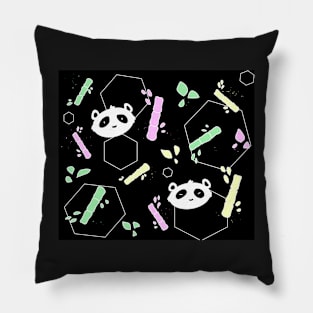 Night pandas Pillow