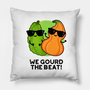 We Gourd The Beat Cute Veggie Pun Pillow